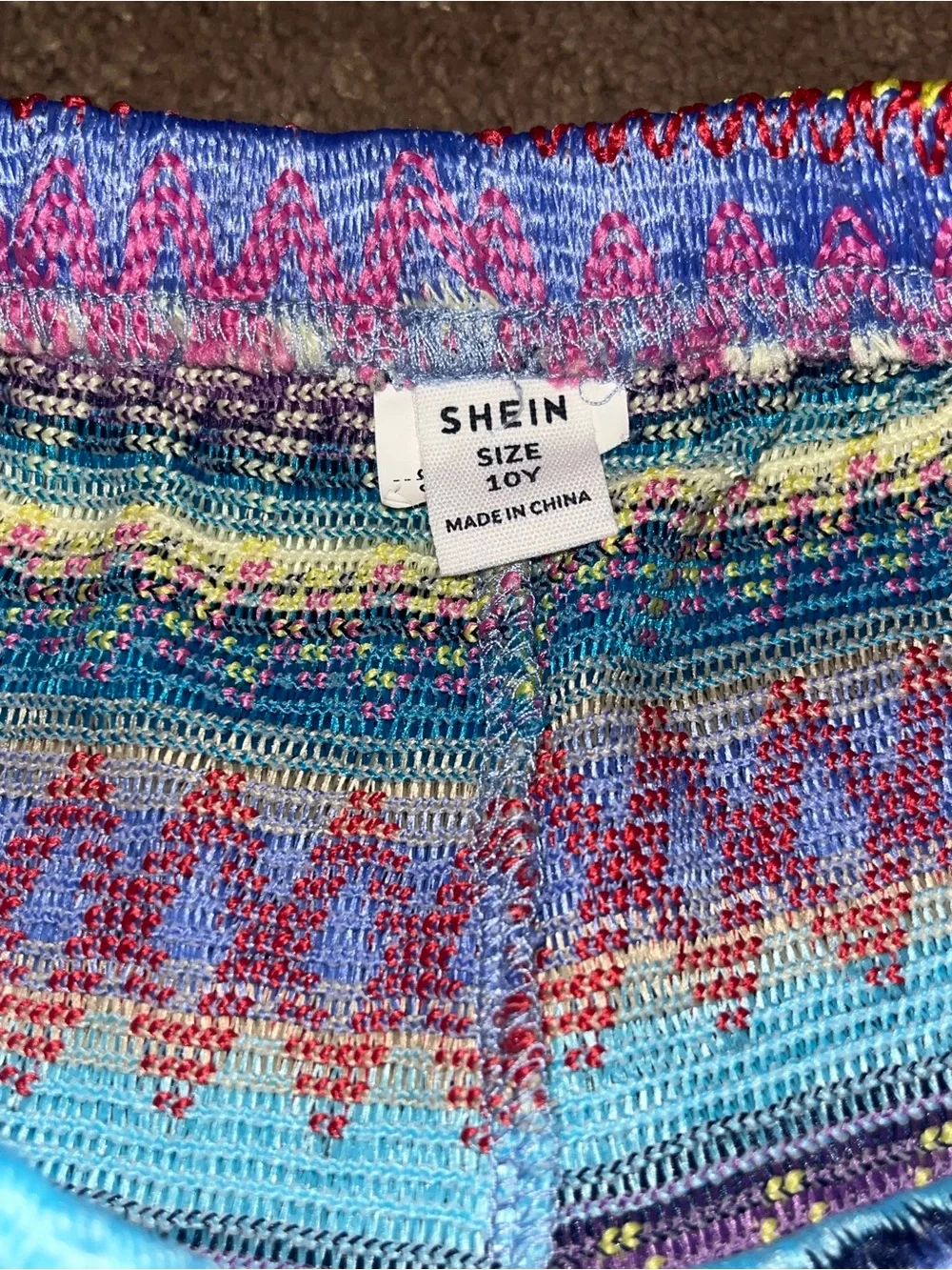 SHEIN colorful knit